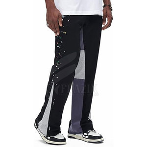 Pantalones Deportivos Casuales para Hombre, Estilo Flare, Cómodos, Ligeros, Cintura Elástica, Transpirables, para Uso en Exteriores - Product Image 1