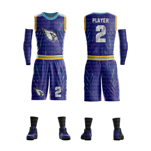 JEUNESSE PERSONNALISÉ EN GROS SUBLIMATION IMPRIMÉ MAILLOT DE BASKET-BALL UNIFORMES 2025 OEM ODM - Product Image 1