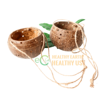 Pot Tanaman dan Pot Gantung dari Kulit Kelapa Grosir Vietnam dengan Logo dan Desain Kustom, Planter Alami Berkualitas Tinggi