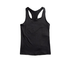 Camiseta Deportiva de Tirantes para Mujer, Tejida en Poliéster, Estilo Racerback, Color Sólido, Transpirable, de Secado Rápido, para Fitness - Product Image 3
