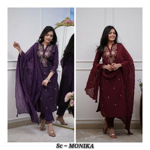 Nuevo Salwar Kameez Listo para Usar con Dupatta Reversible, Ropa Moderna para Fiestas - Product Image 6