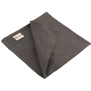 100% ensemble de serviettes en satin de coton à séchage rapide serviette en lin solide blanc tissé pour la maison hôtels restaurants utilisation durable de la cuisine - Product Image 1