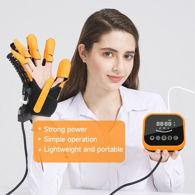 Upgrade Wireless Rechargeable Electrical Exerciser Hand Therapy Hand Fingers Training Robotic Rehabilitation Robot Gloves