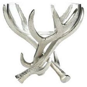 Bol de nourriture en métal argenté fantaisie avec support plaqué or en forme de feuille bol de service de décoration de nourriture et de collations élégant pour les meilleures ventes - Product Image 6