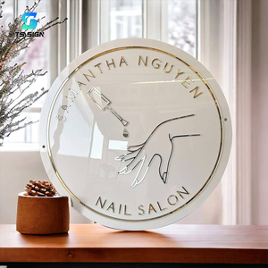 Insegna Retroilluminata <span class=keywords><strong>in</strong></span> Acrilico Personalizzata <span class=keywords><strong>con</strong></span> Lettere 3D <span class=keywords><strong>in</strong></span> Rilievo, Insegna Luminosa per Aziende e Nomi Commerciali, Insegna Illuminata per Saloni di Bellezza - Product Image 2