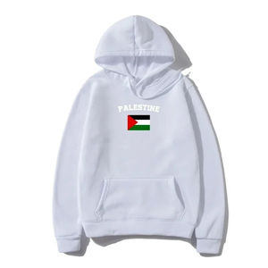 2024 Unisex manga larga Palestina Sudadera con capucha Casual pulóver bordado algodón invierno temporada esencial - Product Image 5