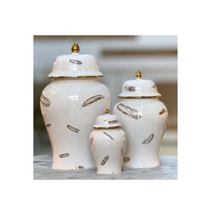 Vases vintage bleus et blancs faits à la main craquelés décor court pots de gingembre en céramique antique meilleure vente à prix raisonnable - Product Image 5