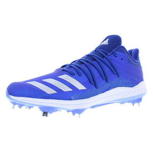 Adidas Adizero Afterburner 6 Cleat Mens <b>Shoes</b> Color: <b>Royal</b>/Silver Metallic/<b>Blue</b> 100% Authentic - Product Image 2