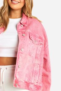 Veste d'hiver décontractée en tricot respirant et imperméable pour femme, robuste, lavée, coupe oversize avec poches utilitaires boutonnées - Product Image 6