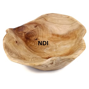 Producto más vendido, contenedor de fruta seca, cuenco de madera para catering, cuenco de madera rústico, cuenco para servir ensalada de estilo único - Product Image 5