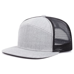 Chapeaux de camionneur avec logo personnalisé de haute qualité Casquette Snapback à 7 panneaux avec broderie Casquette personnalisée en gros 2026 - Product Image 6