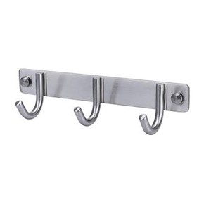 Premium Quality Multi-Purpose Silver Polished Metal <b>Wall</b> Hooks Add Elegance to Any Room for Clothing Use High Quality Product - Product Image 1