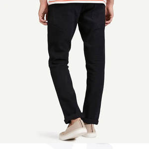 Jeans droits pour hommes avec logo imprimé personnalisé - Prix de gros, haute qualité, Spandex/Coton, tailles personnalisées - Product Image 2
