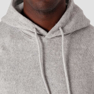 Wholesale 100% Cotton Custom Printed <b>Men's</b> Gym Hoodie Eco-Friendly Fleece Workout Winter <b>Thermal</b> Hoodie - Product Image 3