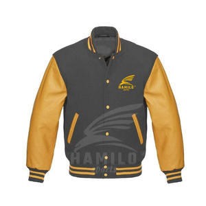 Blouson aviateur universitaire personnalisé de haute qualité pour hommes en polaire de haute qualité pour l'hiver Letterman Design - Product Image 6