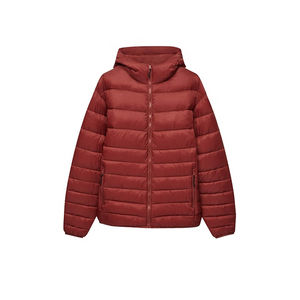 2025 New Arrival Custom Made Men's High Street Design Puffer Jacket High Quality Canvas <b>Bubble</b> Coat Winter <b>Top</b> Hood OEM Style - Product Image 6