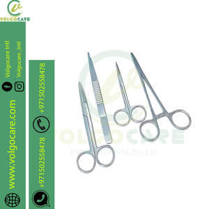 Pince dentée de haute qualité 6 ", porte-aiguille 6", ciseaux à iris droits 4.5 ", ciseaux Mayo incurvés taille 5.5" - Product Image 2