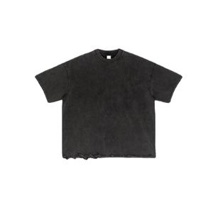 Camiseta de Gran Venta, Estilo Desgastado, Lavado Ácido, Cuello Grueso, Impresión DTG, Peso Pesado, Talla Grande, 310 g/m², Ecológica, Hombros Caídos, 100% Algodón - Product Image 1