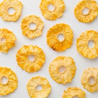 Bulkvoorraad Gevriesdroogde Ananas Plak Snacks Best Verkopende Goedkope Prijs Bevroren Droge Ananas