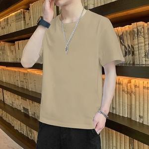 Camiseta para hombre, camiseta personalizada para gimnasio, Fitness, algodón, licra, secado rápido, transpirable, para hombre, camiseta para correr, deportes, cuello redondo - Product Image 2