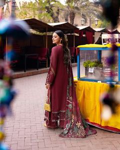 Designer indien et pakistanais vêtements de fête de mariage pour femmes Punjabi Dhoti & Bollywood Salwar Kameez Collection 1092 en soie - Product Image 3