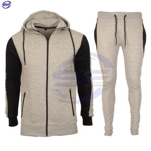 2025 unisexe personnalisé en vrac Joggers ensembles coton polaire à capuche survêtement Couple survêtements pour hommes haute qualité hommes survêtement - Product Image 1