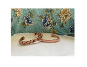 New Arrival <b>Copper</b> Metal <b>Bangle</b> for Woman and Man Fashionable <b>Copper</b> Coated <b>Bangle</b> at Style - Product Image 4