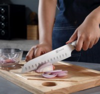 Paudin CH3 couteau de cuisine de haute qualité acier inoxydable 430 manche de traversin Chef cuisine couteaux de cuisine en acier à haute teneur en carbone