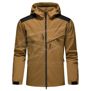 Veste coupe-vent de sport sublimée pour hommes, vestes imperméables à séchage rapide avec fermeture éclair, légères, respirantes, de voyage et d'extérieur pour hommes - Product Image 1