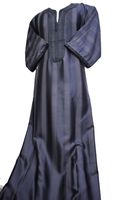 Qamis marocain prêt-à-porter en lin, soie et polyester, décontracté, pour homme, longueur cheville, respirant, coupe courte