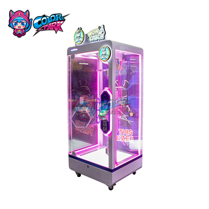 Machine à griffes d'arcade à pièces colorée, machine à cadeaux à ciseaux, machine à rachat de prix avec éclairage LED, difficulté réglable - Product Image 2