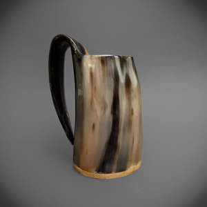 New Design Natural Horn Original Viking Drinking Horn <b>Mug</b> - 100% Authentic Beer Horn Tankard Cup - Product Image 5