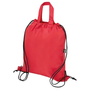 Zaini sportivi con coulisse in RPET Plazz: Borsa promozionale sostenibile per gadget - Product Image 5