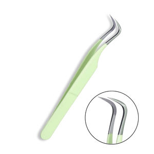 ชุดแหนบต่อขนตาออกใหม่แบบมืออาชีพชุดป้องกันไฟฟ้าสถิตย์เคล็ดลับการแยกความดังเบาทำจากสเตนเลสสตีลสวมใส่สบาย - Product Image 6