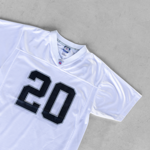 Vente en gros sur mesure de maillot de football américain rétro en maille entièrement imprimé par sublimation short de style streetwear surdimensionné - Product Image 3