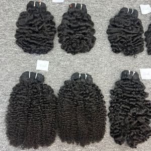 Cabello vietnamita crudo, paquete de cabello liso y rizado, cabello rizado, extensión de cabello humano para mujeres negras - Product Image 2
