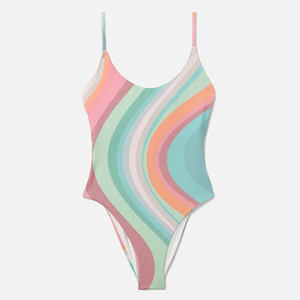 Maillot de bain une pièce pour femme, design de haute qualité, sexy, écologique, séchage rapide, respirant, en spandex/nylon, logo personnalisé pour les vêtements de plage - Product Image 6
