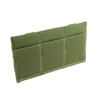 Pochette pour chargeur haute visibilité triple MOLLE élastique personnalisée de haute qualité, imperméable, vert coyote, pour gilet tactique en nylon durable