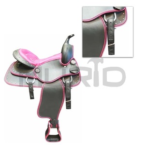 Selle de cheval de haute qualité, selle de dressage en cuir véritable, selle de cheval de style western, selle de designer, pour concours équestres, cousue - Product Image 6