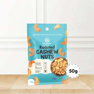 Noix de cajou grillées bio 50g, superaliment végétal riche en nutriments naturels - Product Image 1
