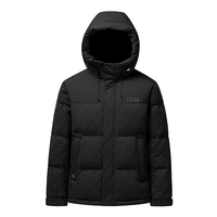 Blouson Bomber Décontracté Homme à Capuche Prix Usine Épais Imperméable Coupe-Vent Réversible Séchage Rapide Fermeture Éclair Extérieur Hiver