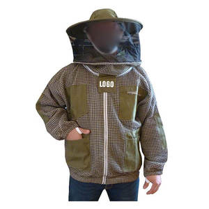 Chaqueta de Apicultura Color Caqui Resistente a Picaduras con Cremallera Frontal, Múltiples Bolsillos, Ventilada y Resistente, Proveedor Mayorista de Equipo de Trabajo para Colmenas - Product Image 4