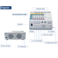 Neuer Bestseller AQUAPURE Deutschland Ozongenerator 100L/Stunde 110V/220V Deutsche Koronaentladungstechnik Einstellbare Ozonkonzentration