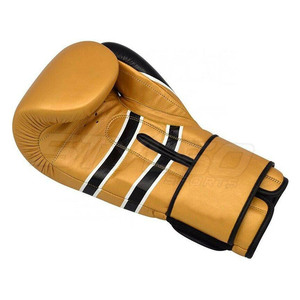 Gants de boxe pour adultes fabriqués en usine OEM avec logo personnalisé, nouveau design, en cuir de vachette avec fermeture et emballage personnalisés - Product Image 2
