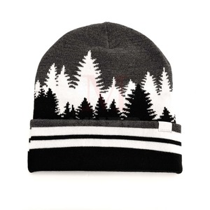 Venta al por mayor 2024 nuevo estilo gorros de invierno gorro personalizado gorro disponible gorros de camuflaje jacquard lazos patrones de puntos para la playa - Product Image 4