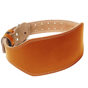 Logo personnalisé de haute qualité ceinture en cuir d'entraînement de gymnastique sangles de poignet en cuir de vachette pour la musculation respirant Protection de soutien pour - Product Image 4