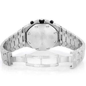 Reloj de Diamantes Moissanite DEF de Alta Calidad, Estilo Hip Hop, Movimiento Miyota de Lujo, Correa de Acero Inoxidable, Esfera de Cristal - Product Image 6