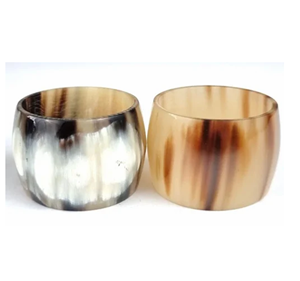 Cuerno de búfalo elegante mesa de comedor servilletero anillos para servilletero de madera personalizado vajilla producto antiguo para el hogar - Product Image 3