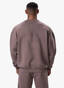 Nouveauté : Sweat-shirts pour hommes à col rond, style ample, manches longues tombantes, écologiques, motif uni, personnalisables avec logo, pour activités de plein air - Product Image 6