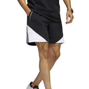 Shorts décontractés pour hommes à séchage rapide, coupe ajustée, taille haute avec cordon de serrage, logo personnalisé, couleur unie, polyester/coton, pour l'été – Vente chaude - Product Image 2